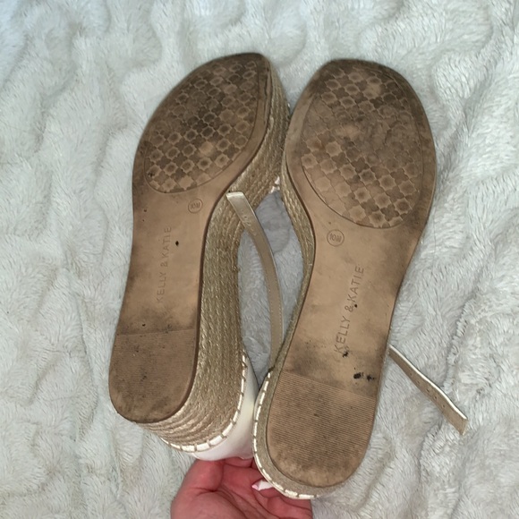 White Leather Espadrilles - Picture 4 of 4